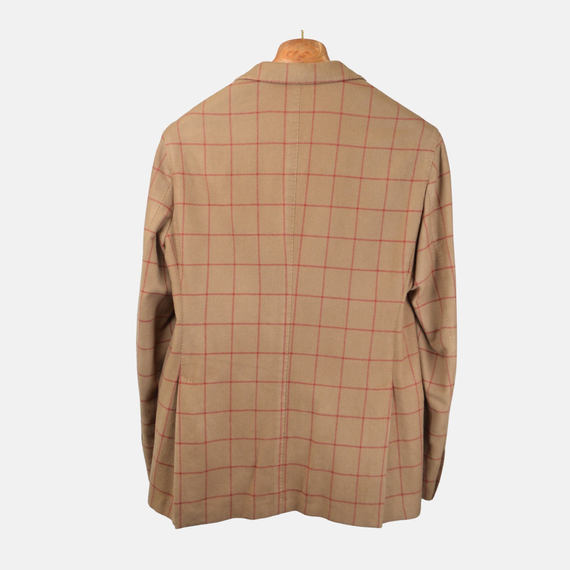 Brown/Red Checked Suit made of Wool/Cashmere (EU 48)