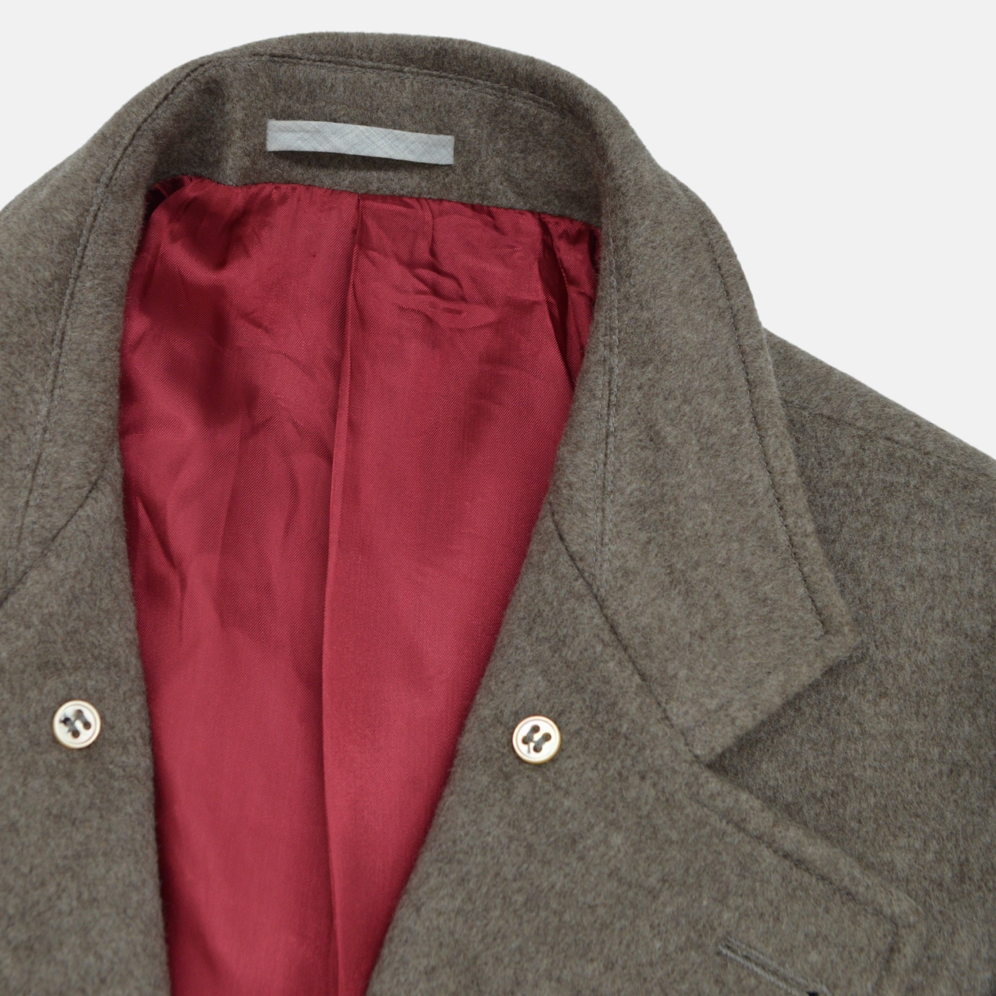 Brown Pea Coat made of Cashmere (EU 50)