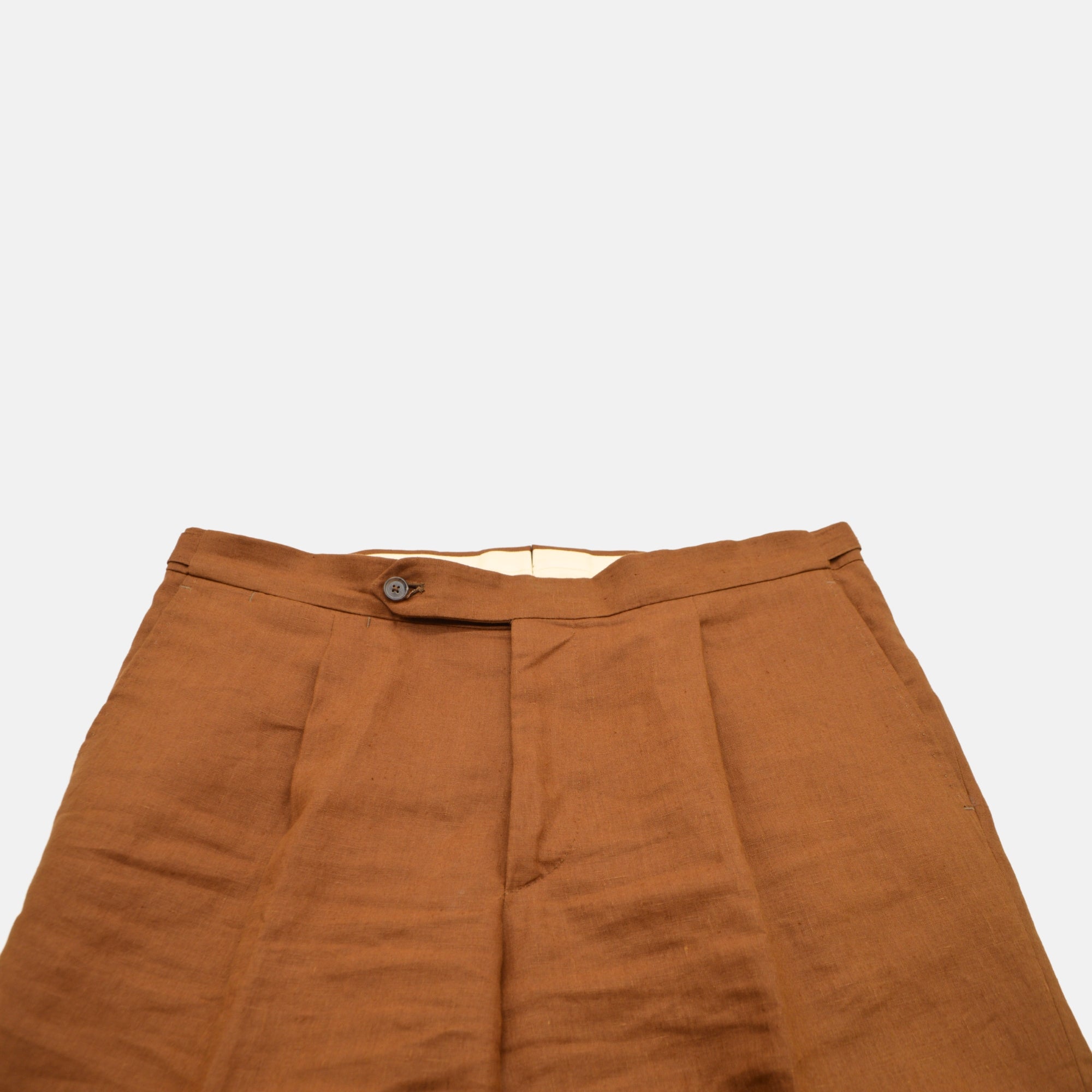 Cinnamon Suit made of Linen (EU 50)