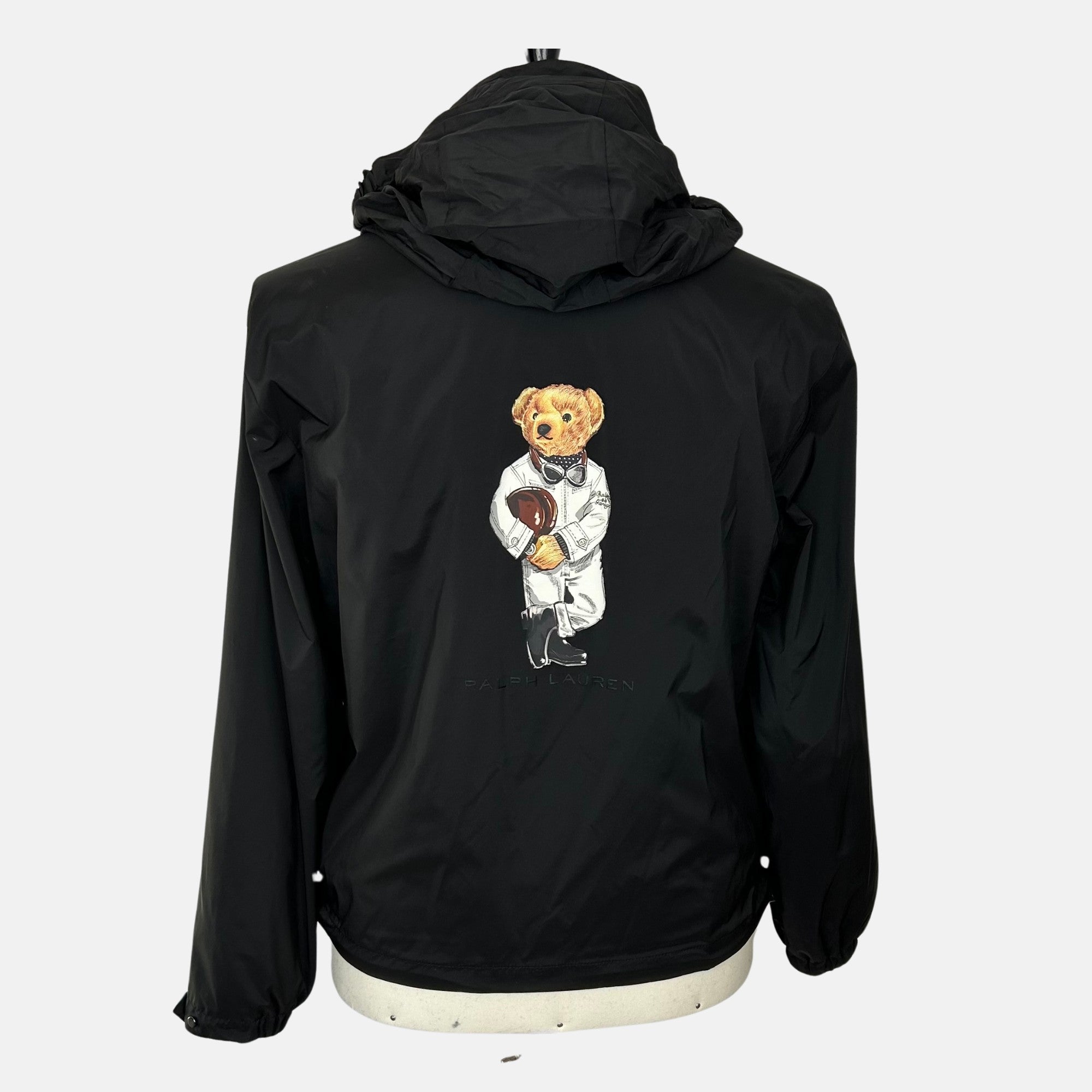 Black Polo Bear Windbreaker (S)
