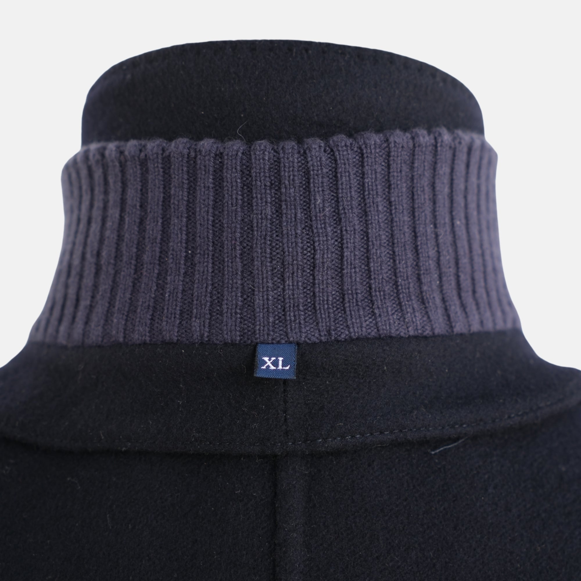 Dark Blue Coat made of Baby Cashmere (M, XL)