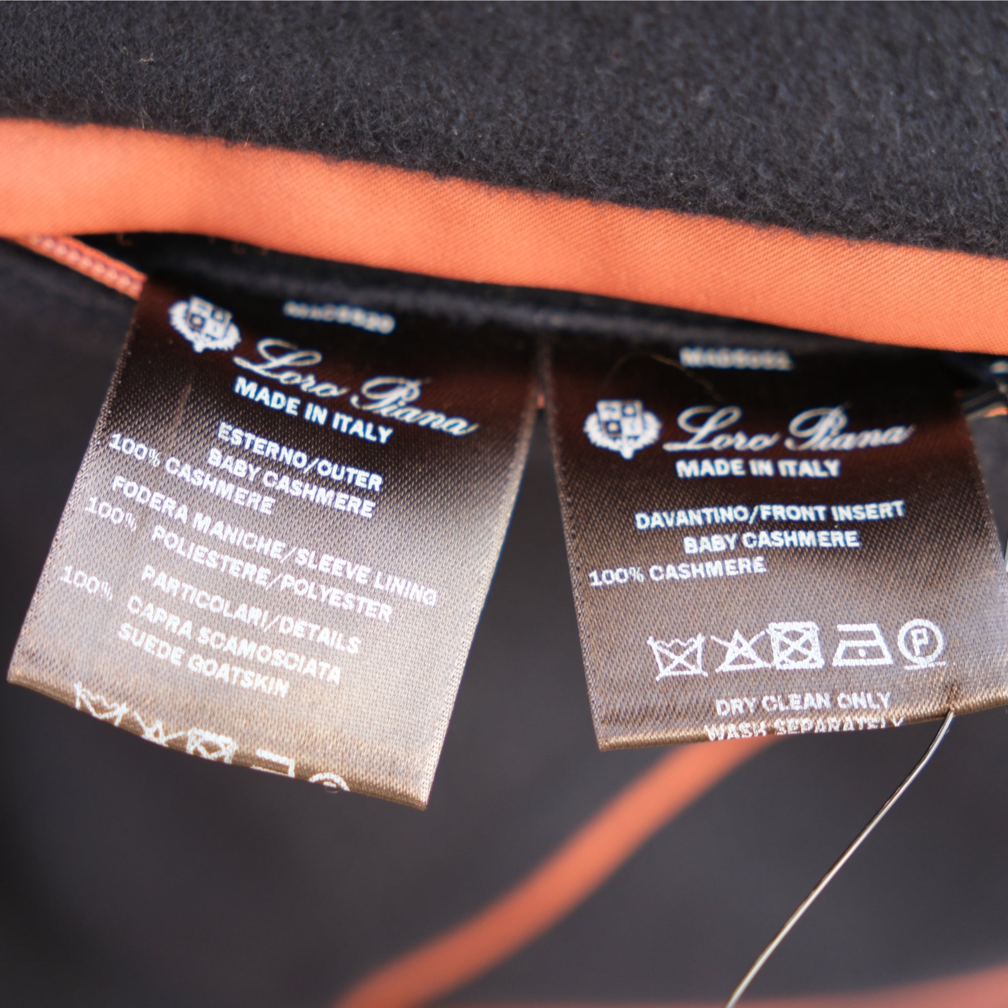 Dark Blue Coat made of Baby Cashmere (M, XL)