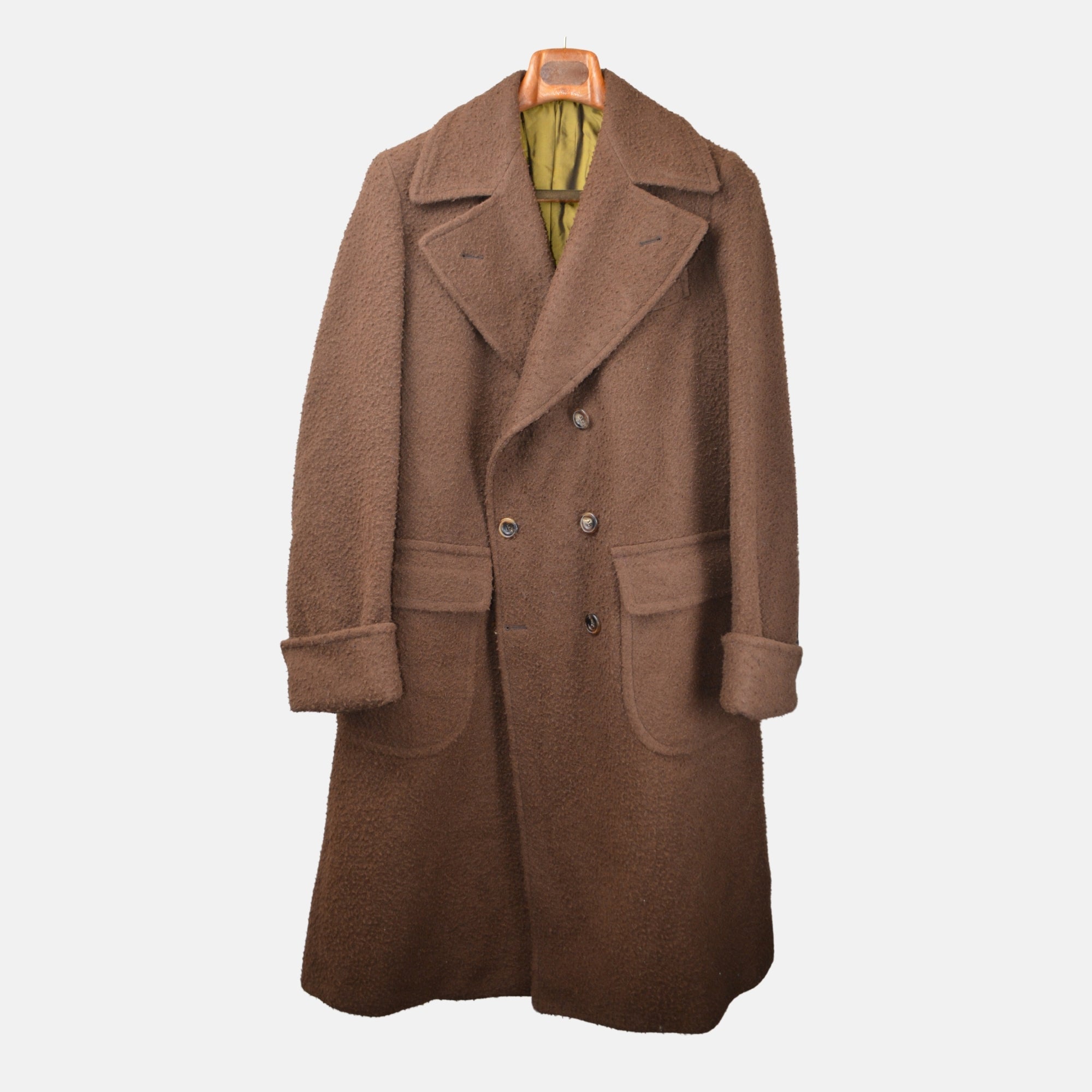 Brown Coat made of Wool (EU 50)