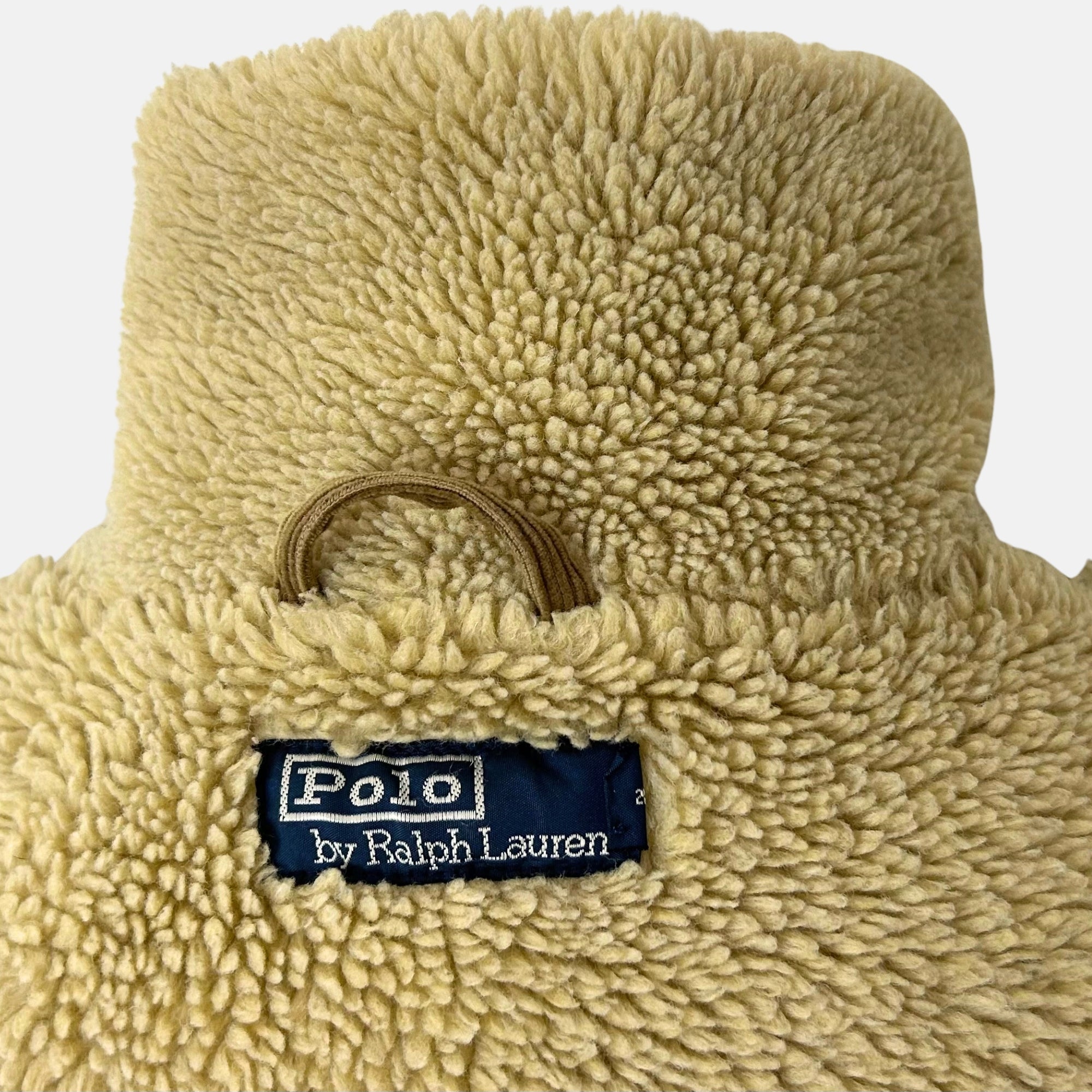 Beige Corduroy Trucker Jacket made of Cotton (M)