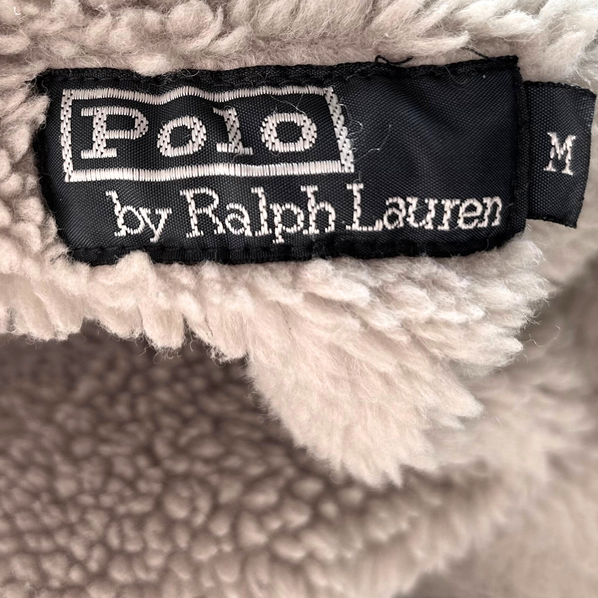 Beige Corduroy Trucker Jacket made of Cotton (M)