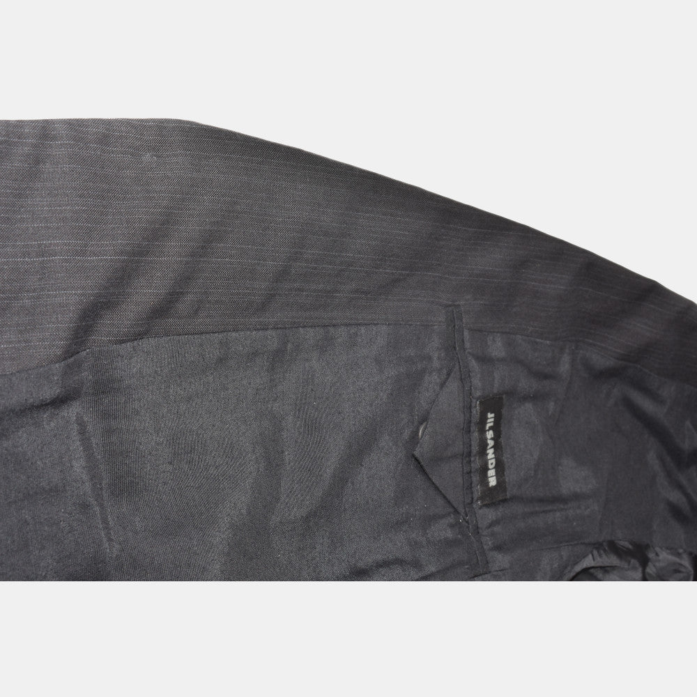 Black Striped Blazer made of Cotton (EU 50)