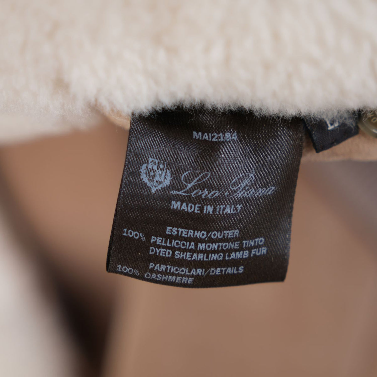 Loro Piana Aviator Jacket Brown (L)