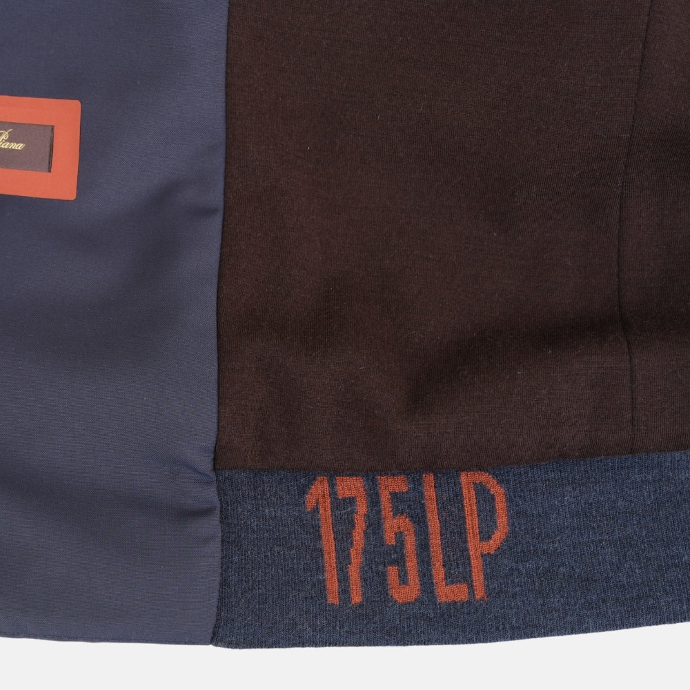 Navy Blue Vest made of Virgin Wool (M)
