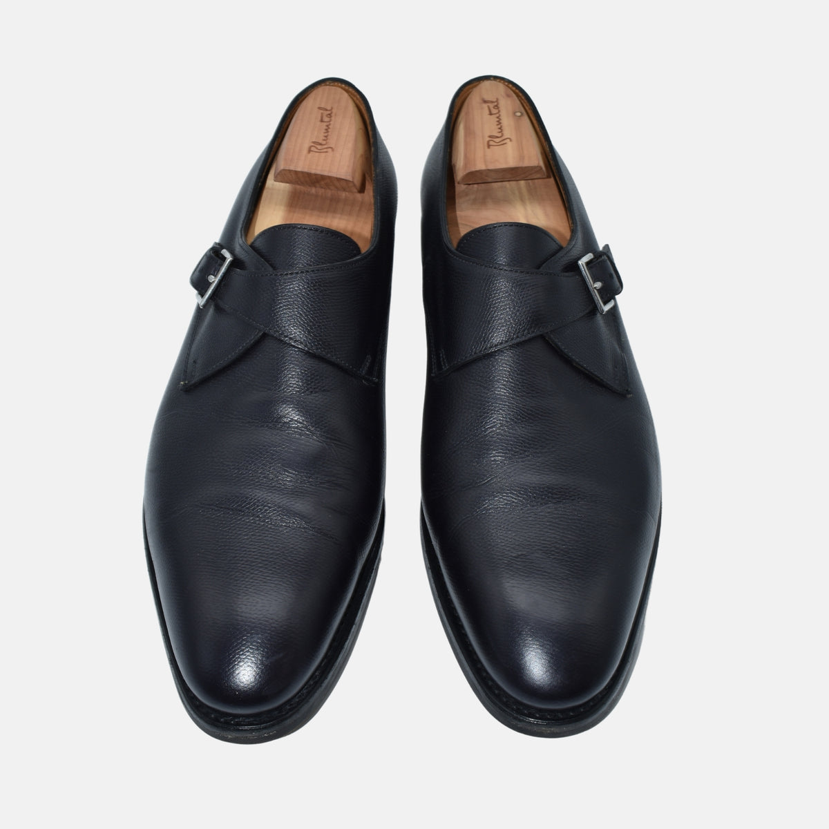 Black "Ashill" Monkstrap Shoes (EU 46)