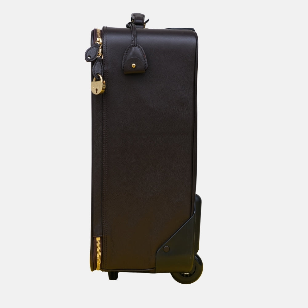Brown Leather Trolley