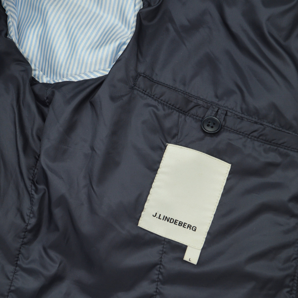 Blaue Daunenjacke aus Polyester (L)