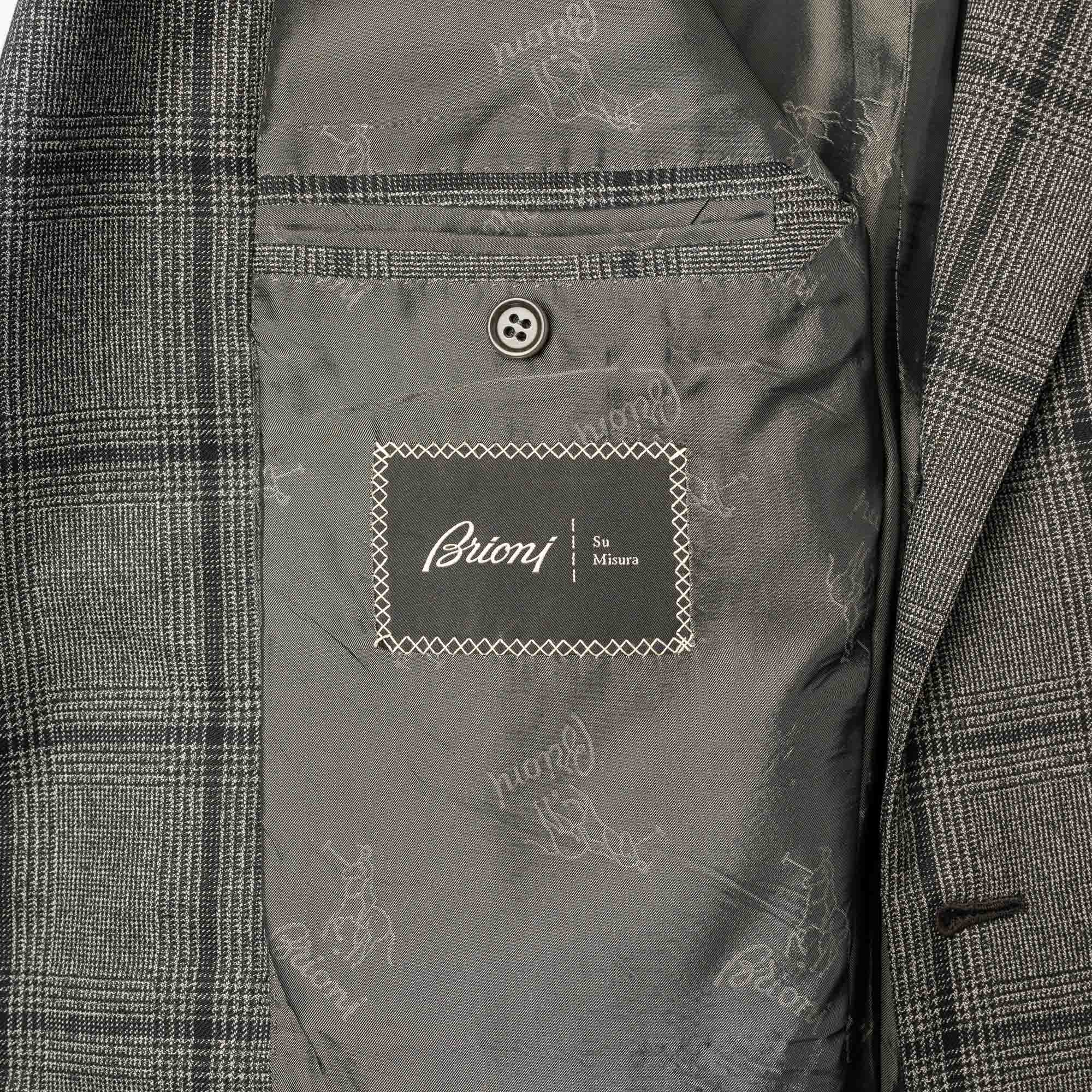 Grey/Black Patterned Suit made of Wool (EU 52)