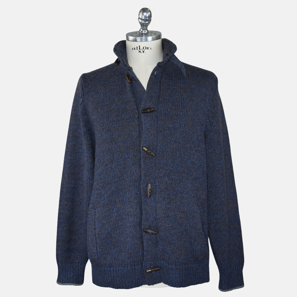 Multicolor Cashmere Toggle Cardigan (EU 54)