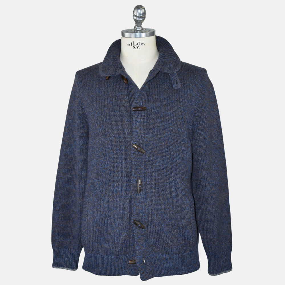 Multicolor Cashmere Toggle Cardigan (EU 54)