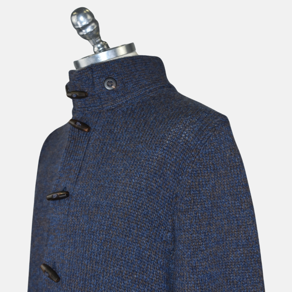 Multicolor Cashmere Toggle Cardigan (EU 54)