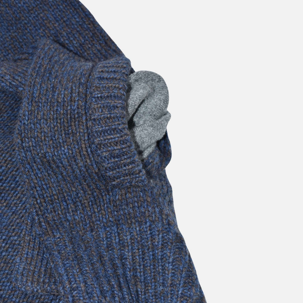 Multicolor Cashmere Toggle Cardigan (EU 54)