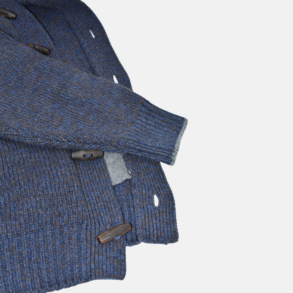 Multicolor Cashmere Toggle Cardigan (EU 54)