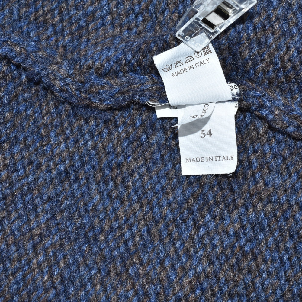 Multicolor Cashmere Toggle Cardigan (EU 54)