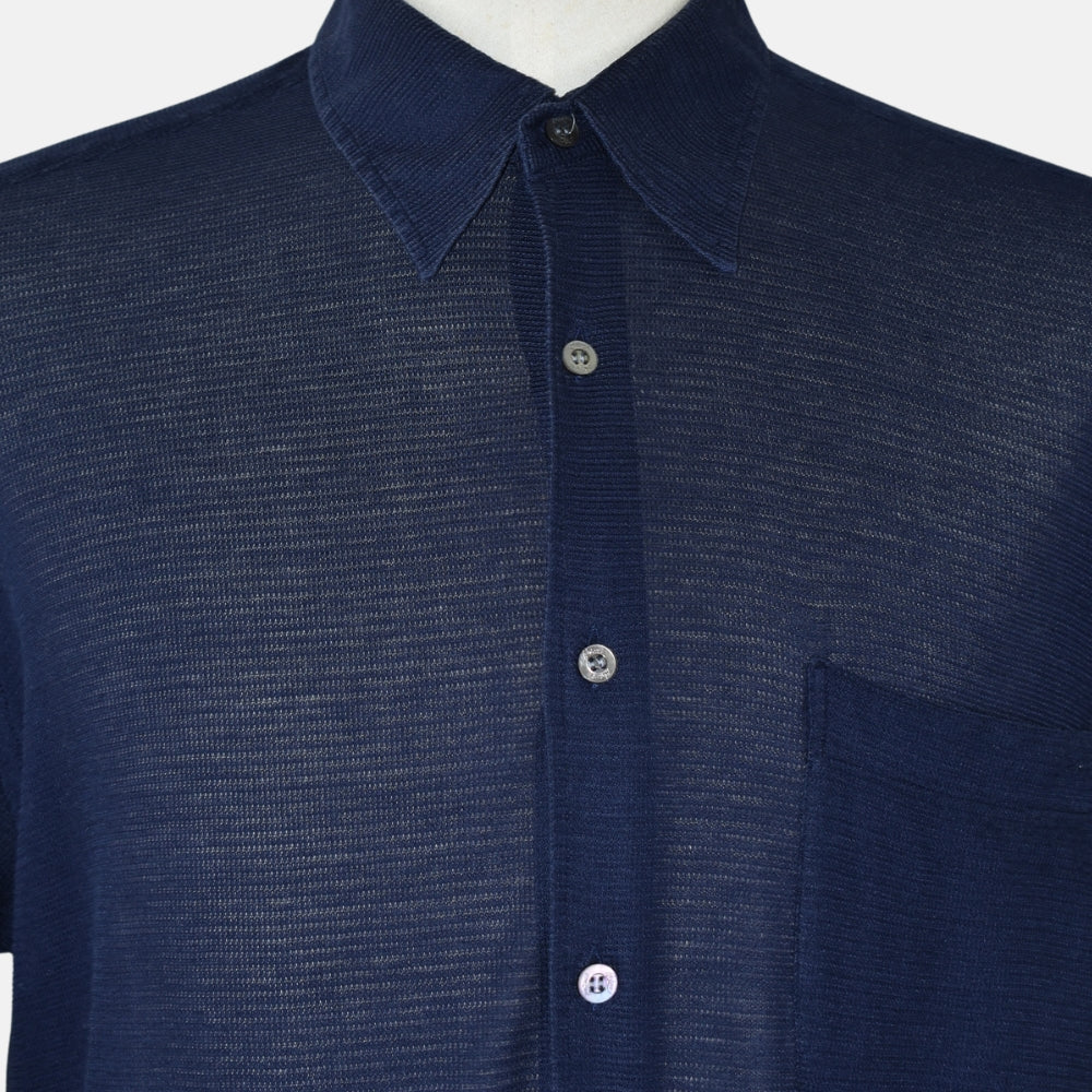Navy Cotton Poloshirt (XXL)