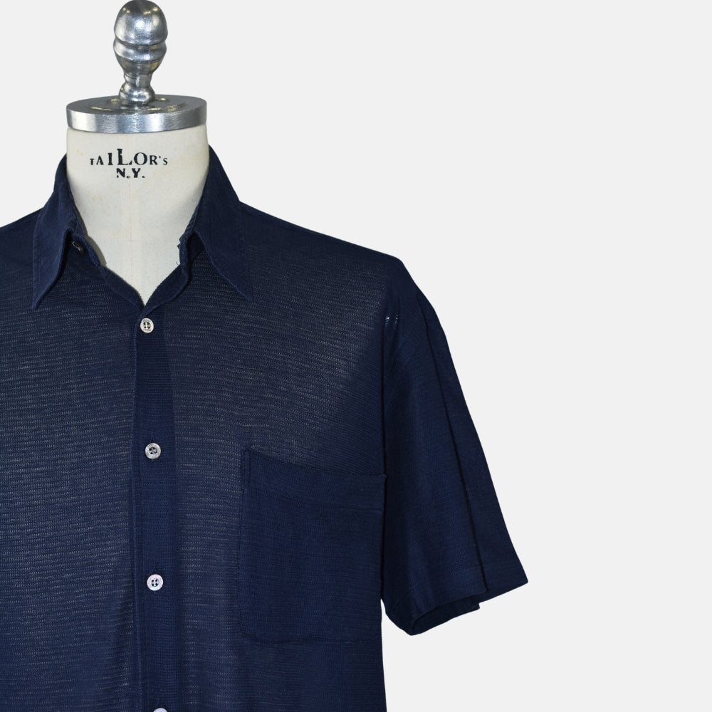 Navy Cotton Poloshirt (XXL)