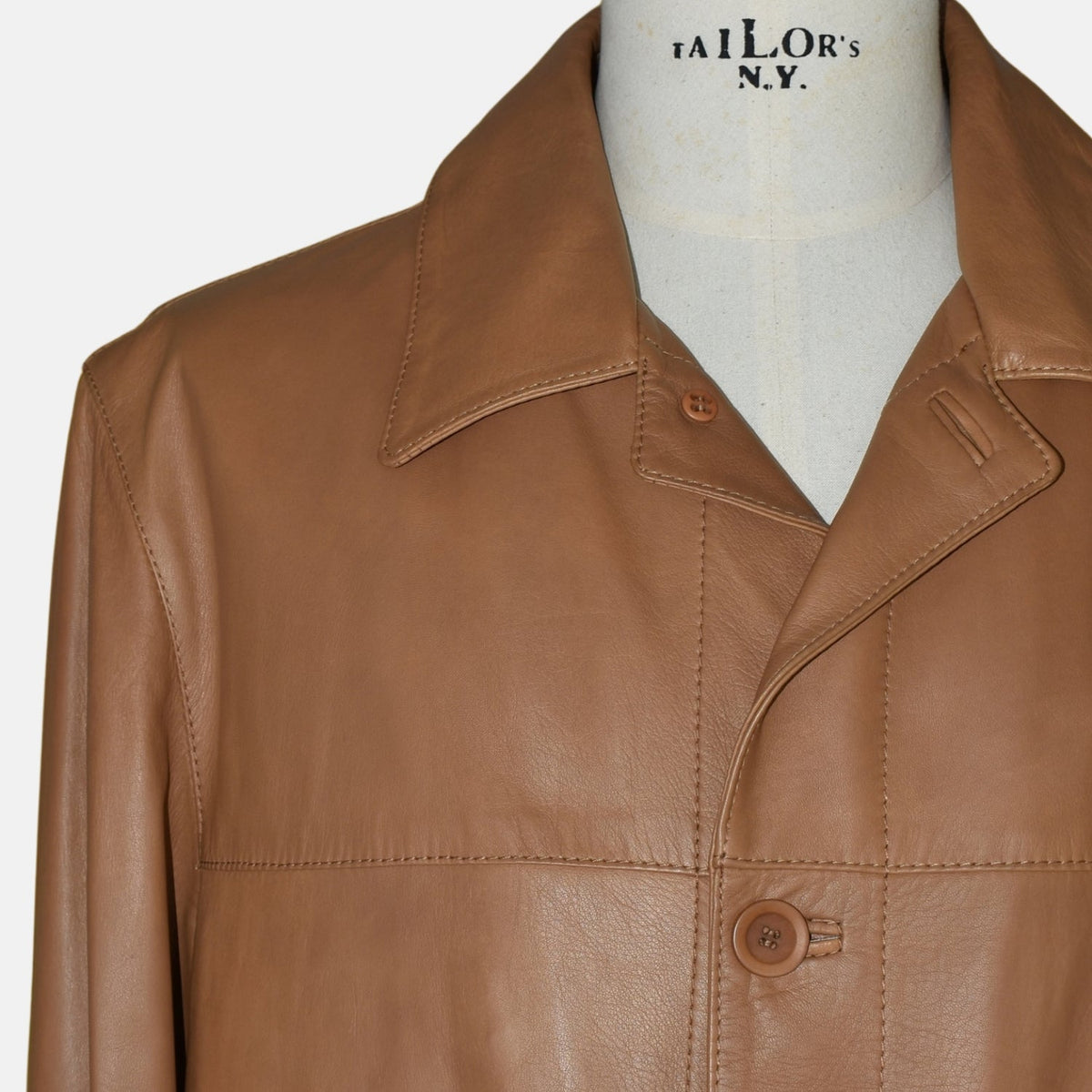 Camel Leather Jacket