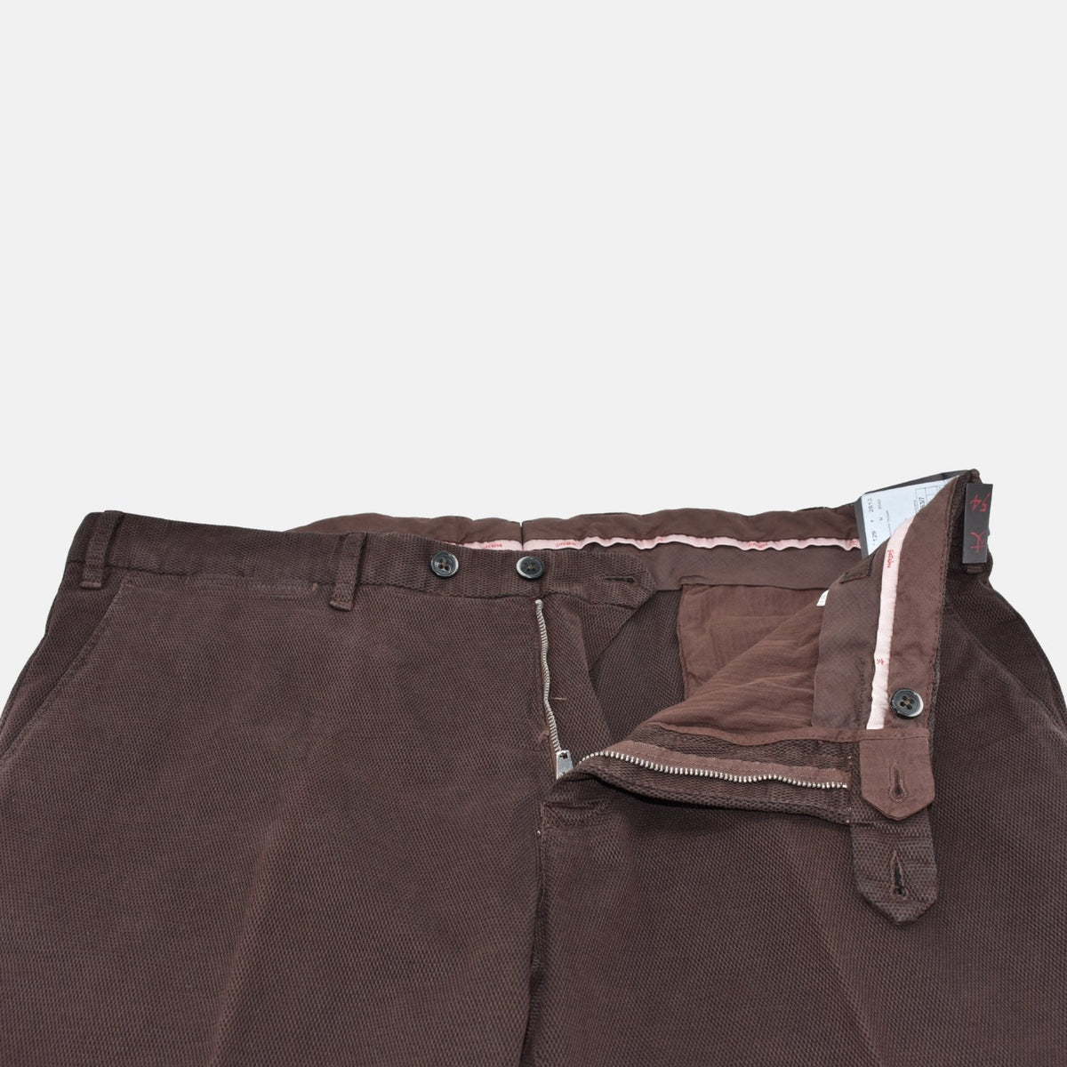 Dark Brown Cotton Pants