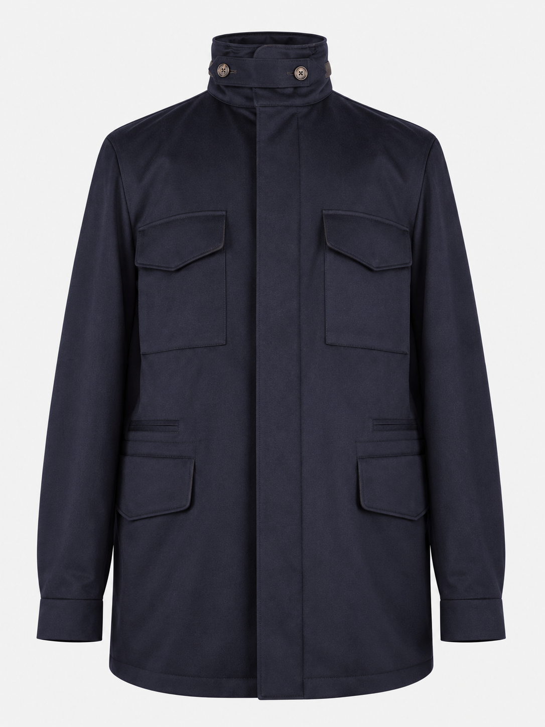 Navy Cashmere Traveller Jacket