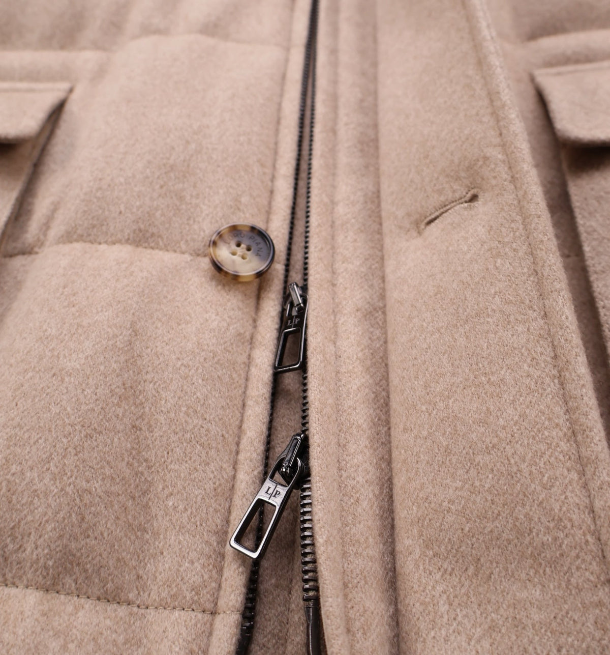 Beige Westernbrook Cashmere Down Parka