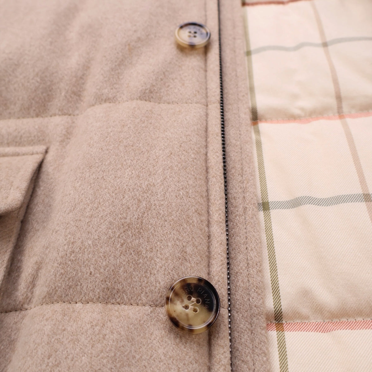 Beige Westernbrook Cashmere Down Parka