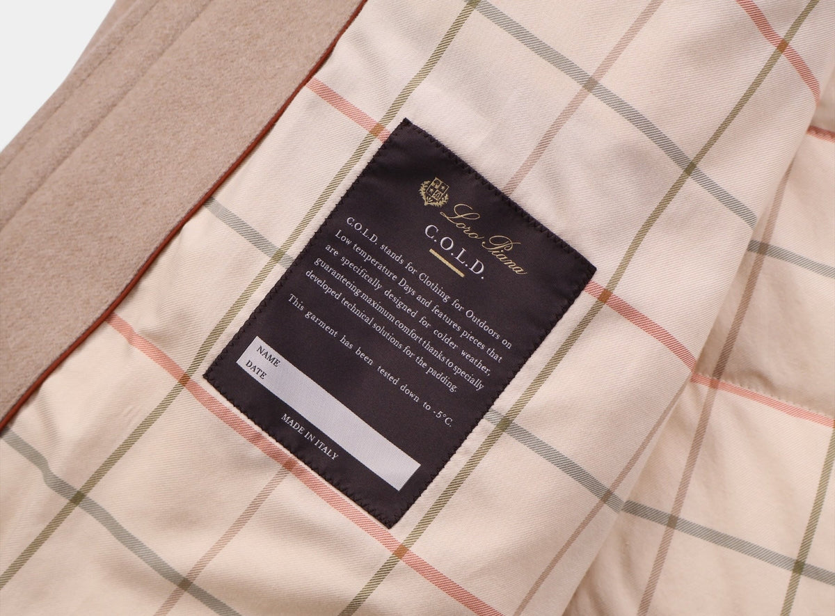 Beige Westernbrook Cashmere Down Parka