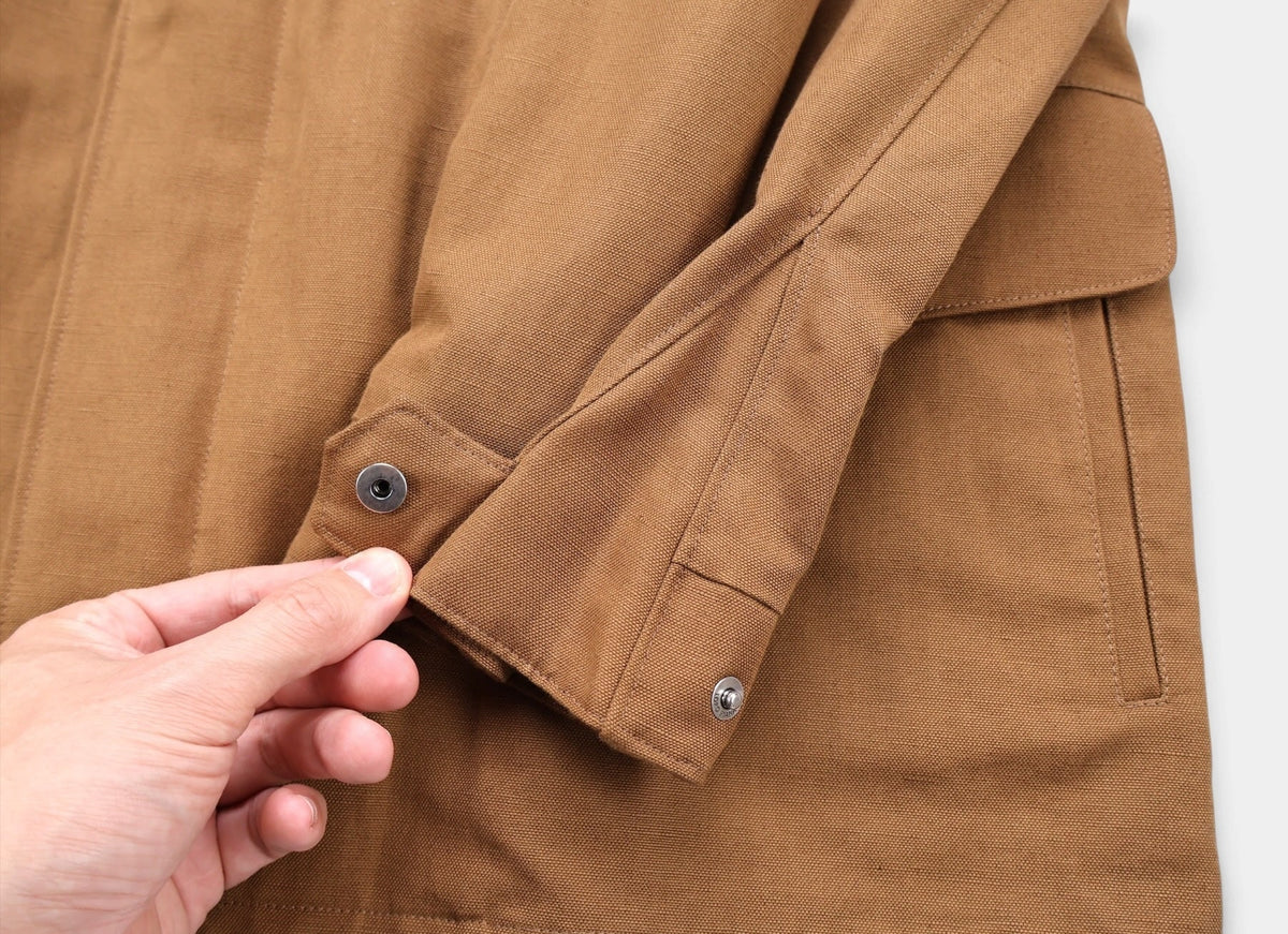 Pecan New Traveller Cotton/Linen Jacket