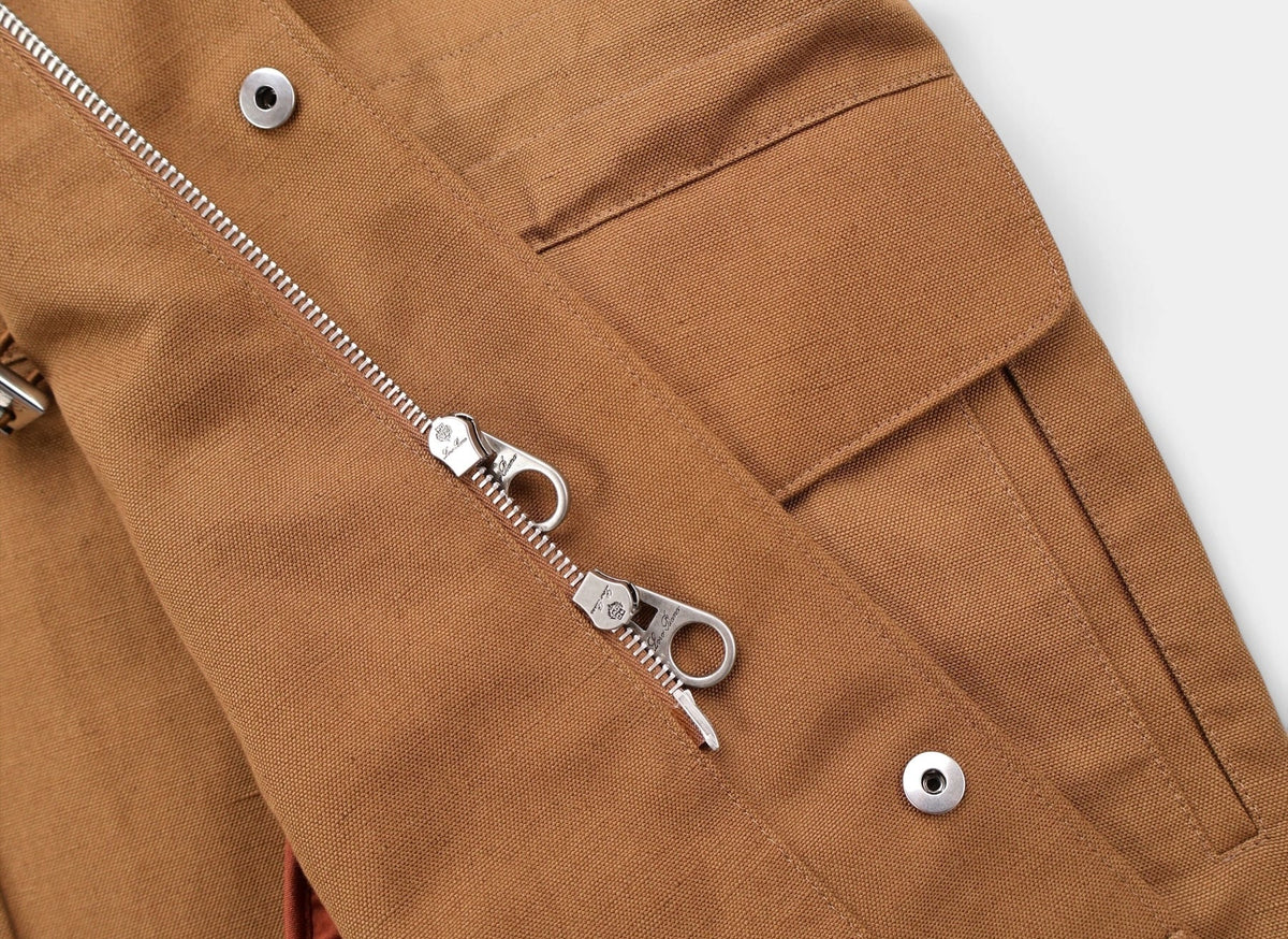 Pecan New Traveller Cotton/Linen Jacket
