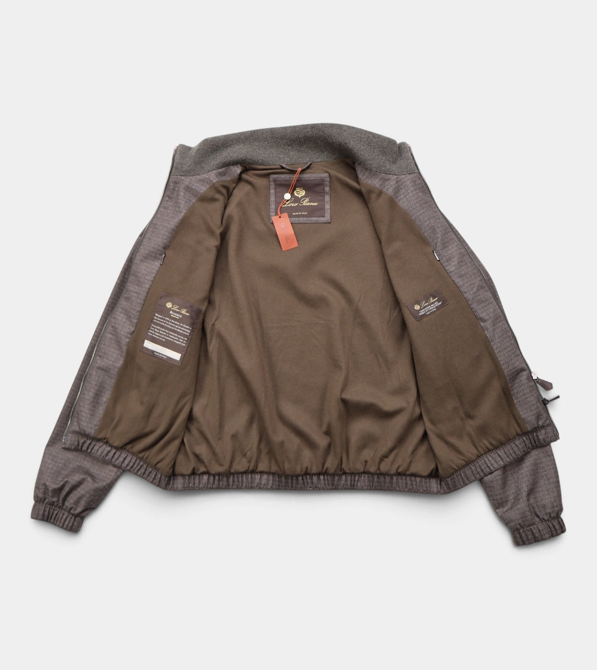 Brown Cashmere Award Bomber