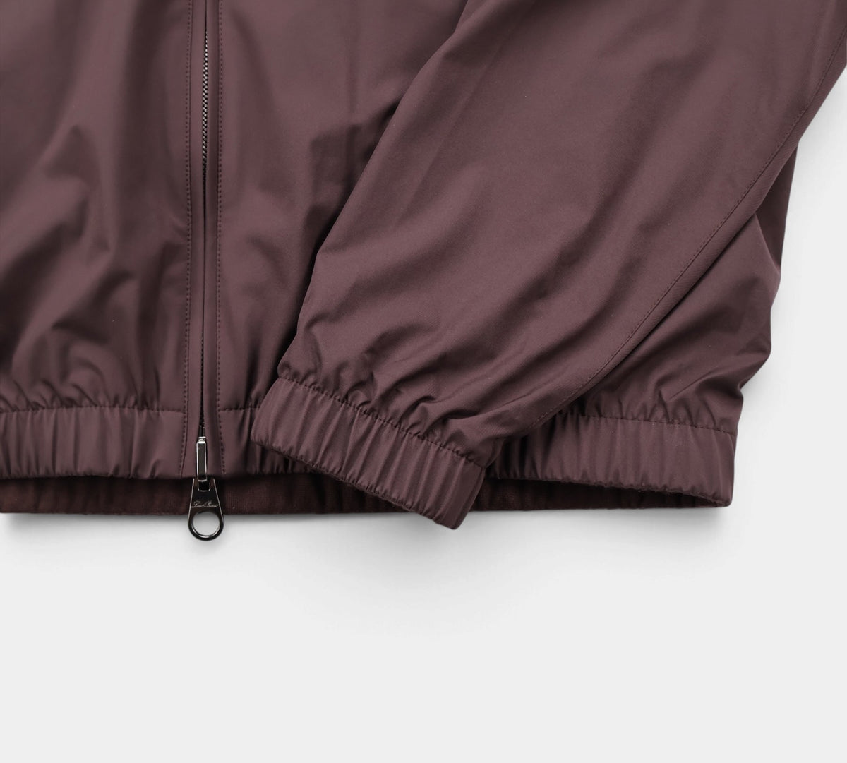 Purple Reversible Hooded Cashmere Bomber