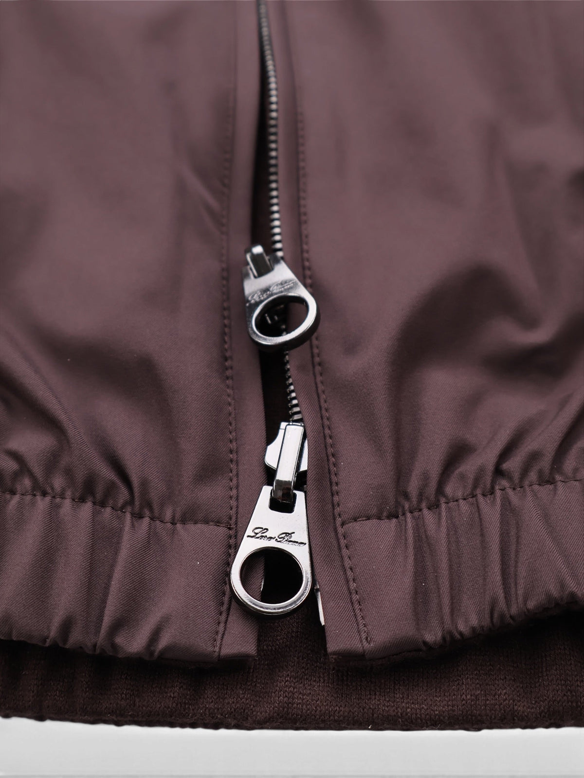 Purple Reversible Hooded Cashmere Bomber