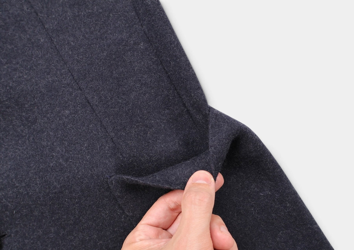 Navy Novalis Cashmere Jersey Jacket