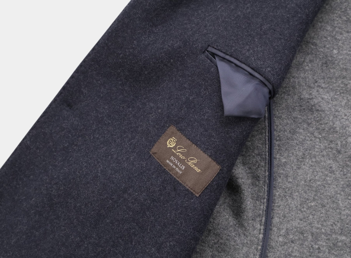 Navy Novalis Cashmere Jersey Jacket