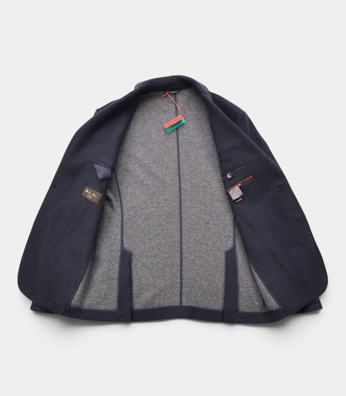 Navy Novalis Cashmere Jersey Jacket
