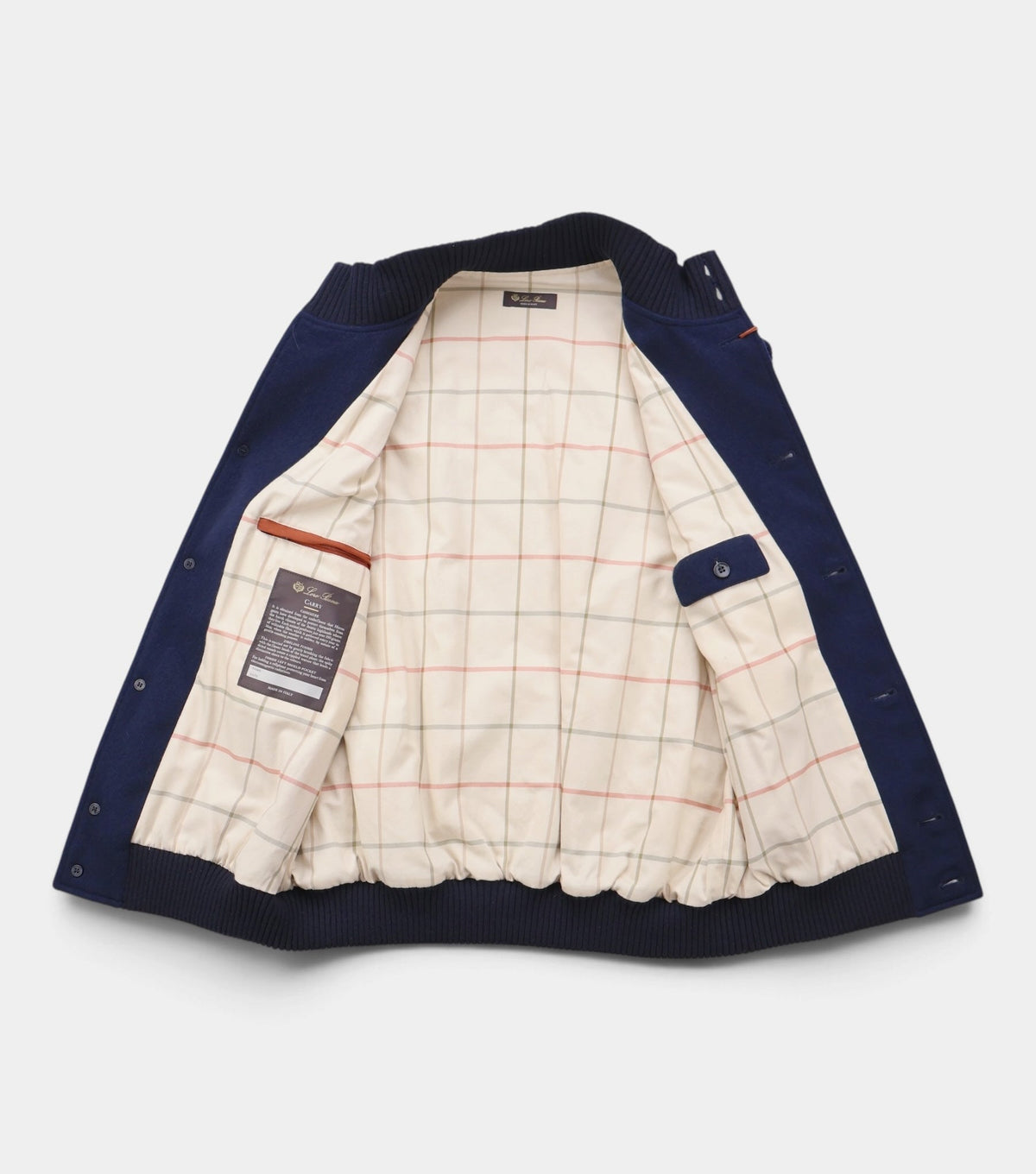 Navy Quilted Carry Cashmere Gilet