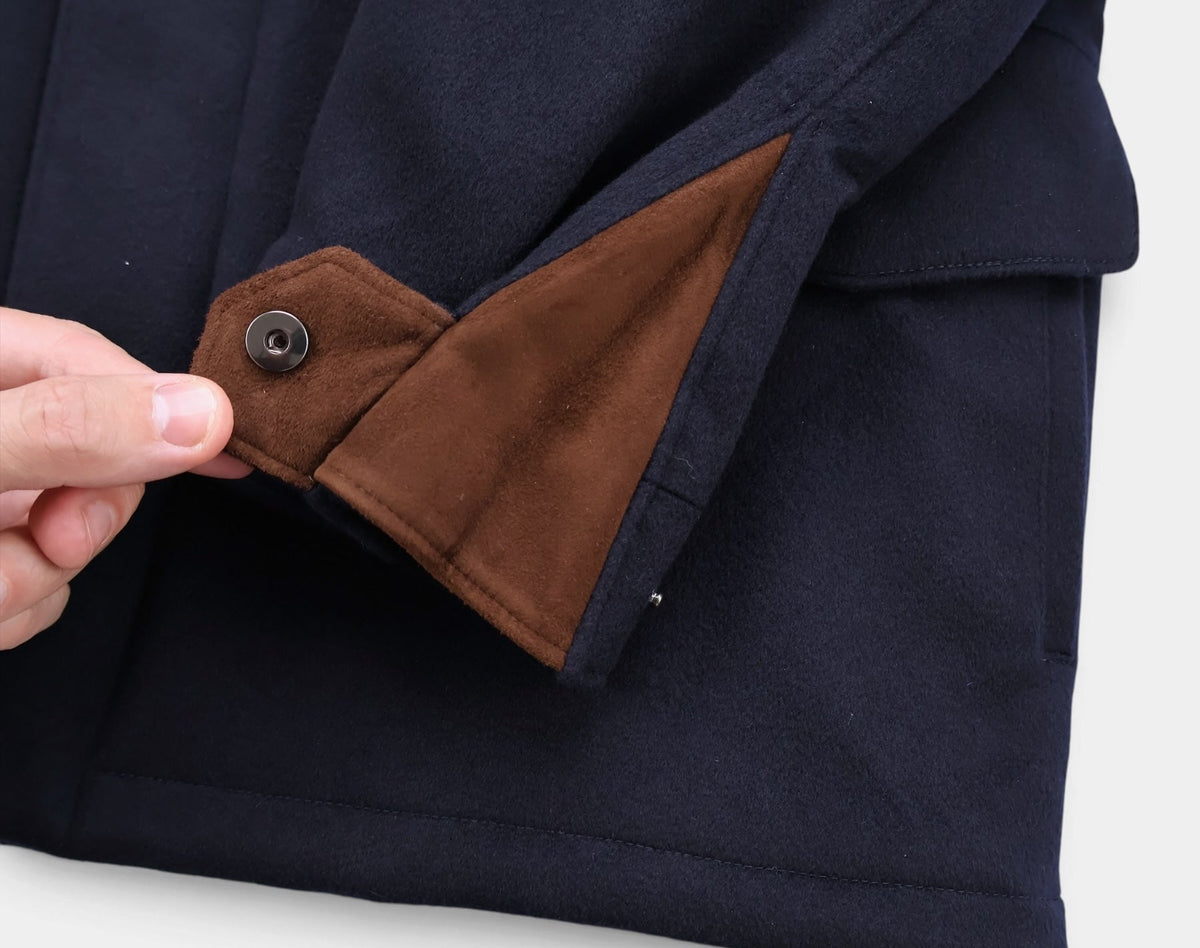 Navy Cashmere Traveller Jacket