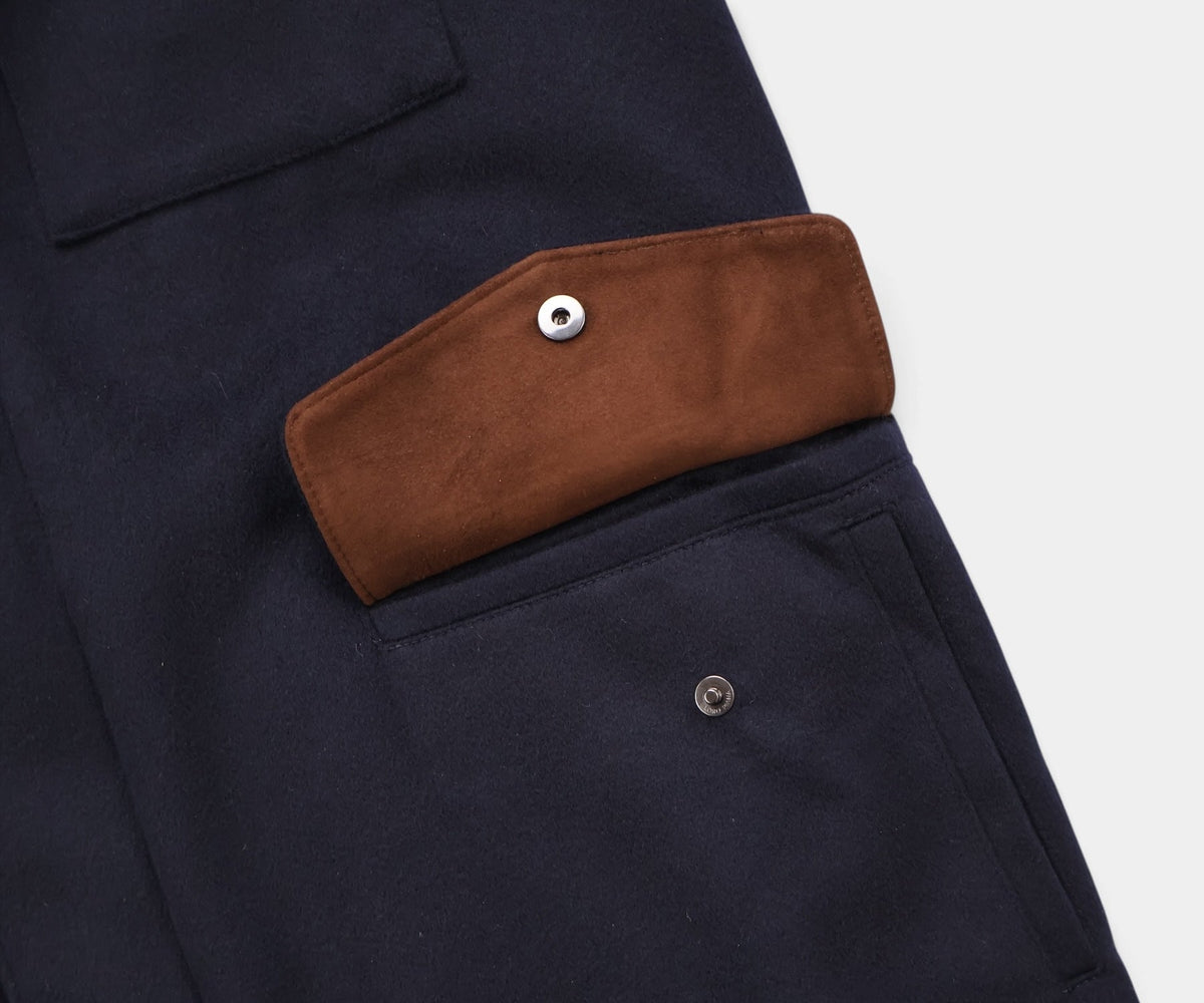 Navy Cashmere Traveller Jacket