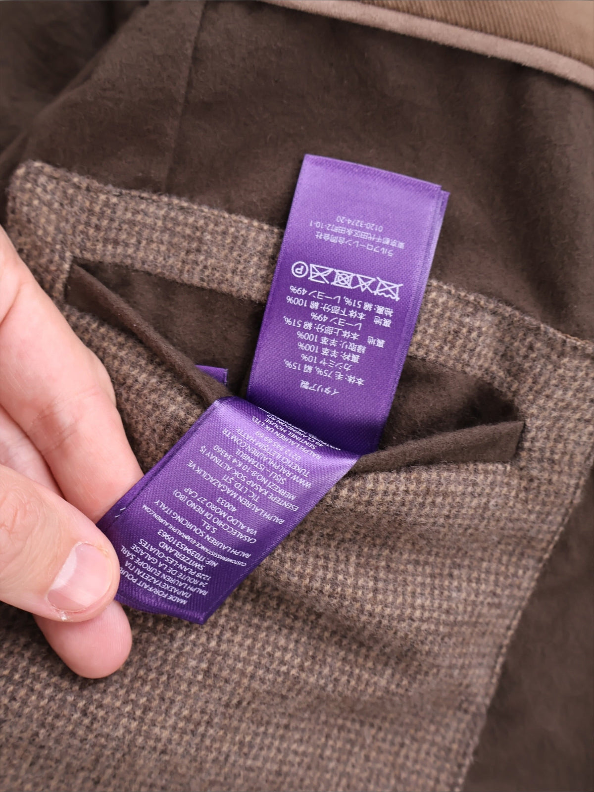 Brown The Stables Cashmere Silk Wool Jacket