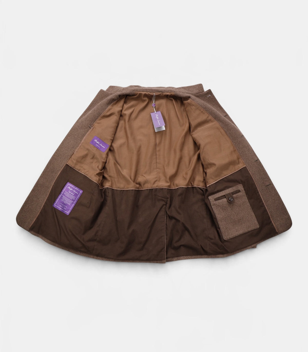 Brown The Stables Cashmere Silk Wool Jacket