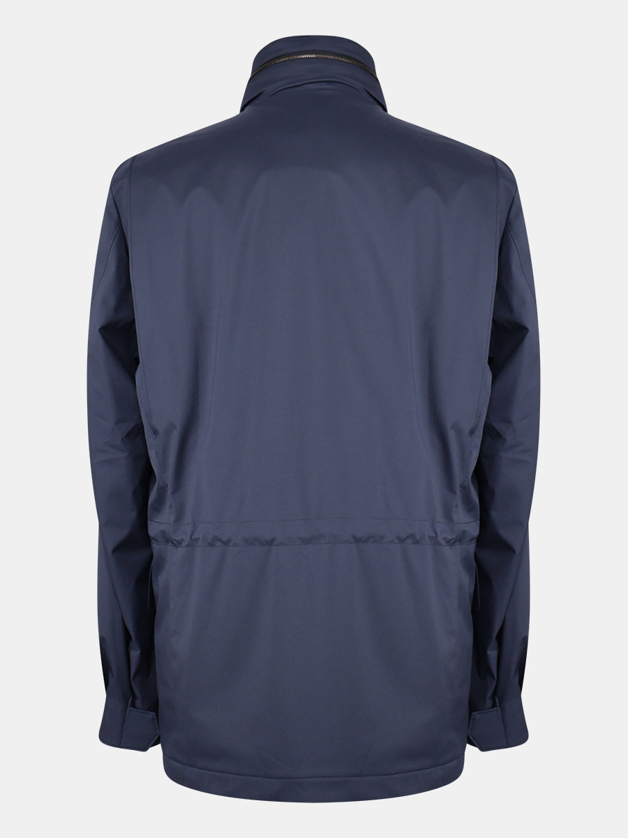 Navy Windmate Traveller Cashmere Jacket