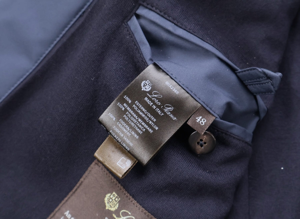 Navy Windmate Traveller Cashmere Jacket