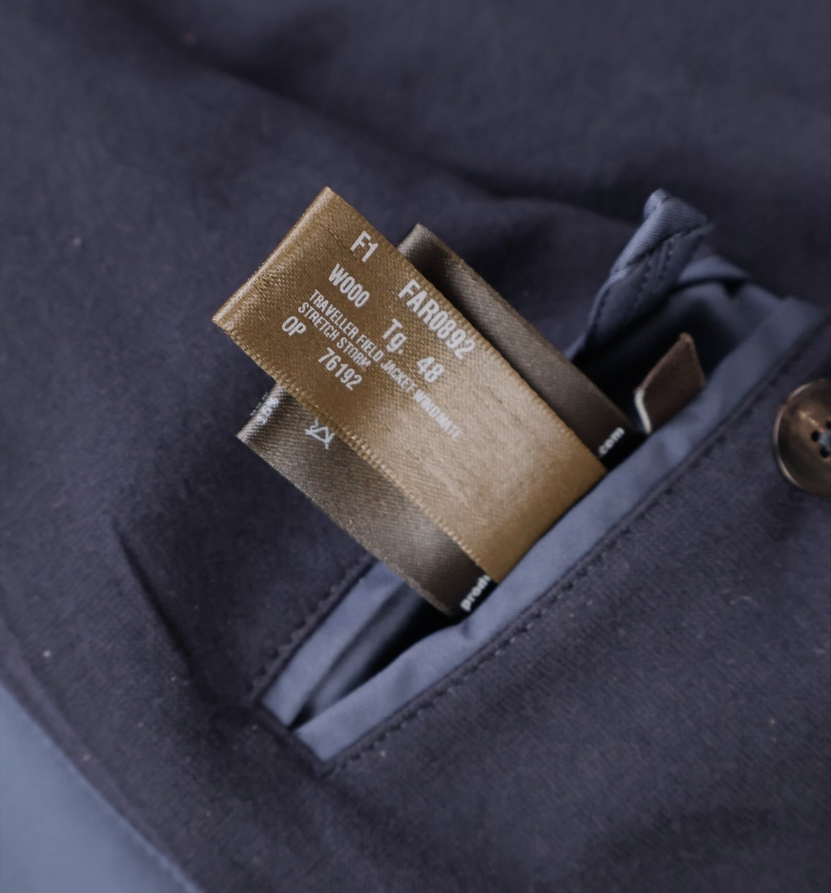 Navy Windmate Traveller Cashmere Jacket