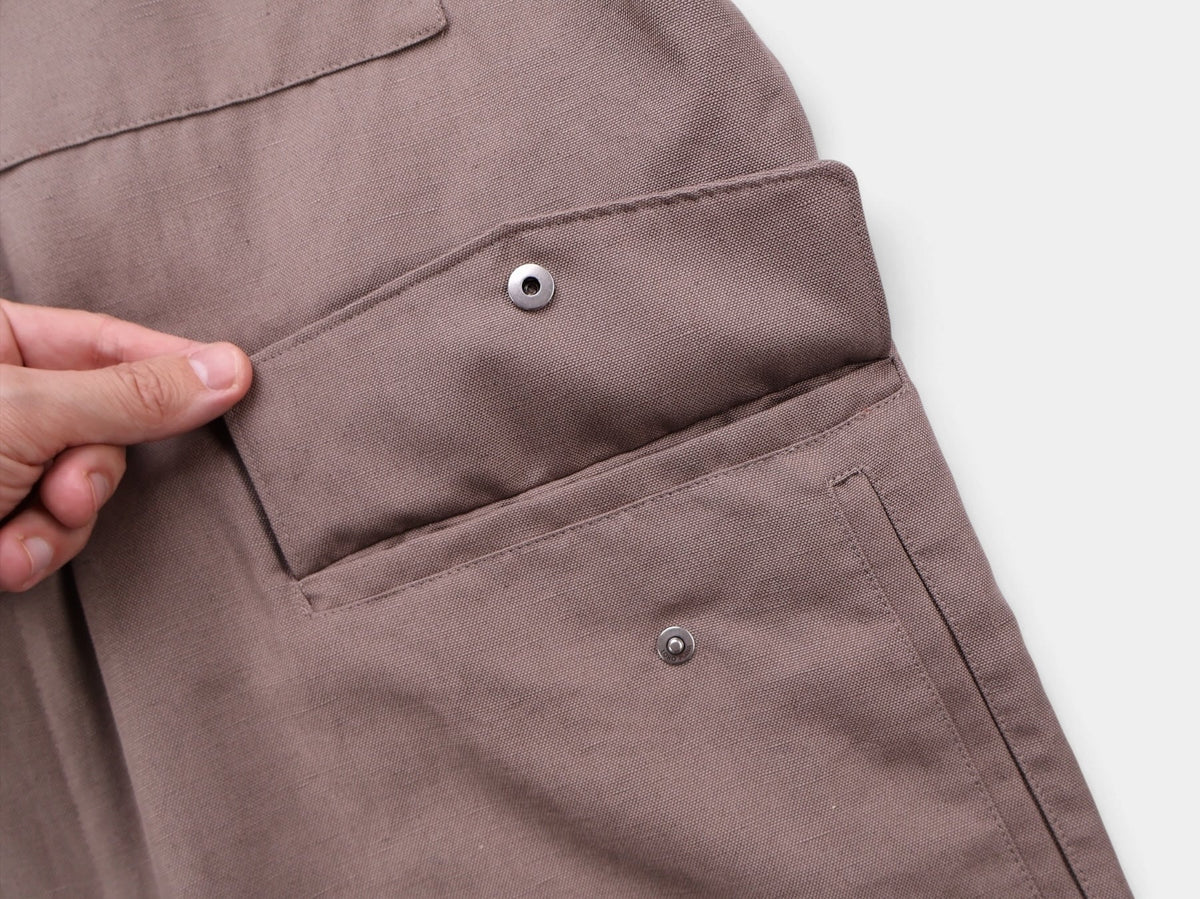 Taupe New Traveller Cotton/Linen Jacket