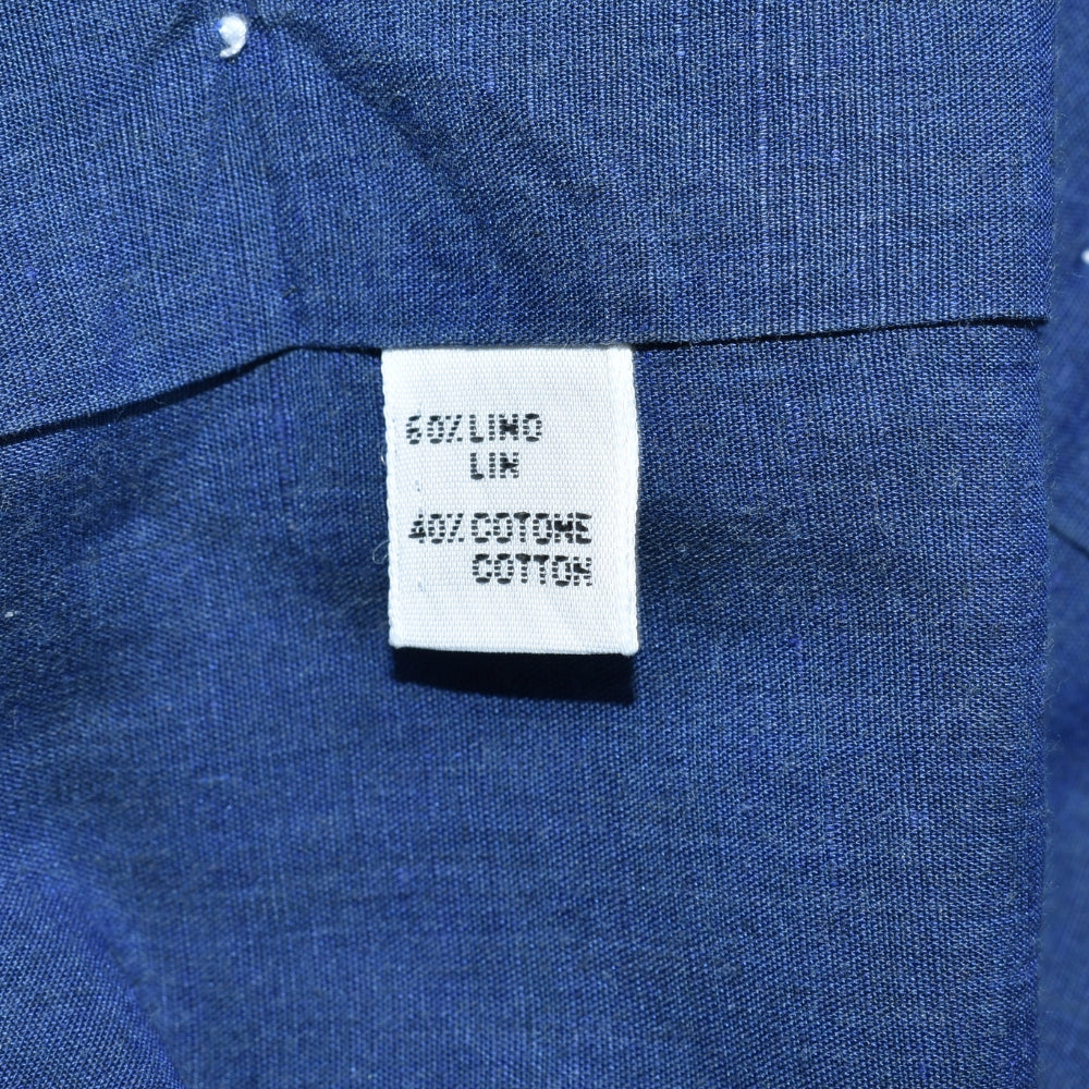 Blue Linen/Silk Shirt (EU 44)