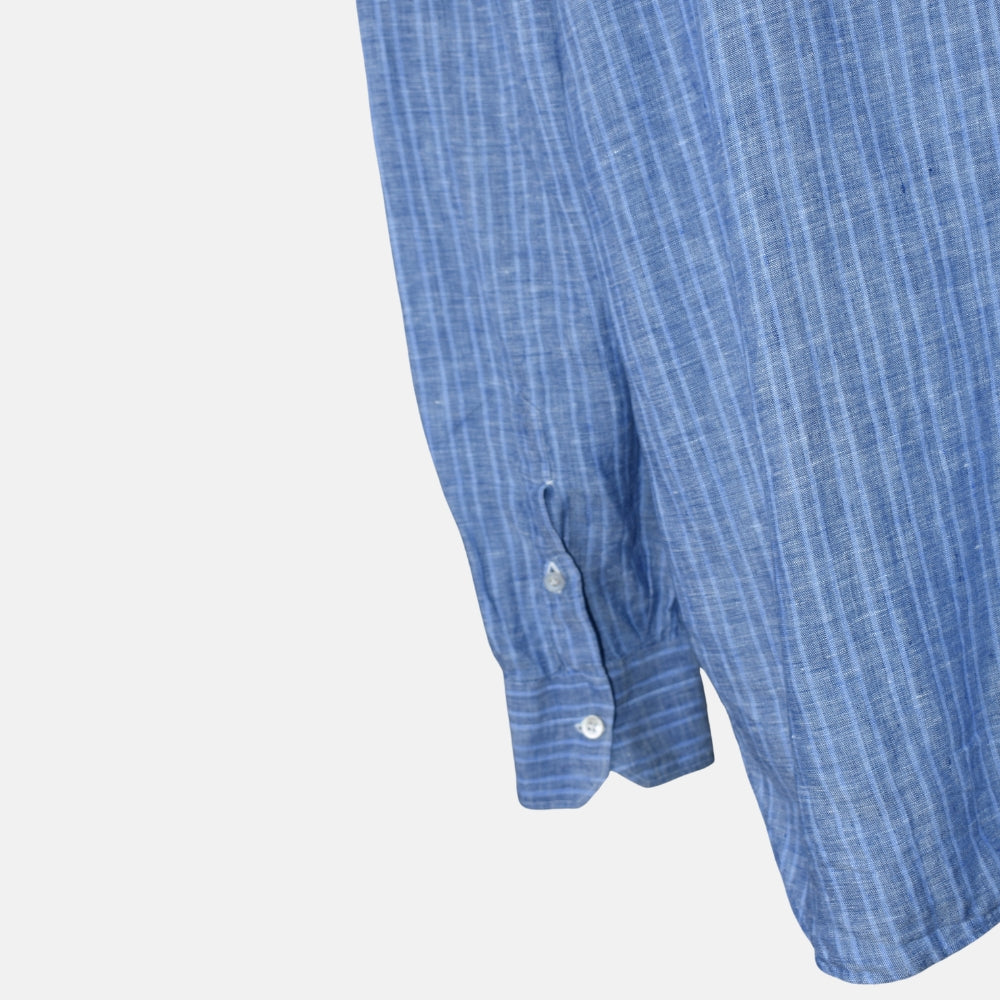 Blue Linen Striped Shirt (EU 44)