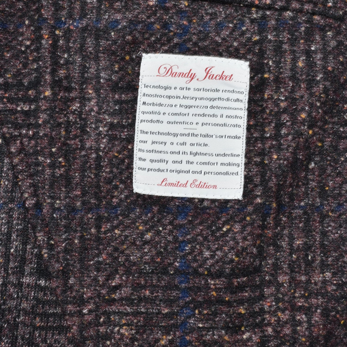 Bordeaux Check Dandy Blazer